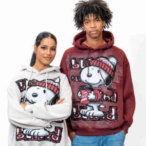 Snoopy oversized cartoon streetwear hoodie