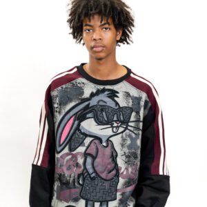 Bugs Bunny oversized streetwear hoodie graphic design
