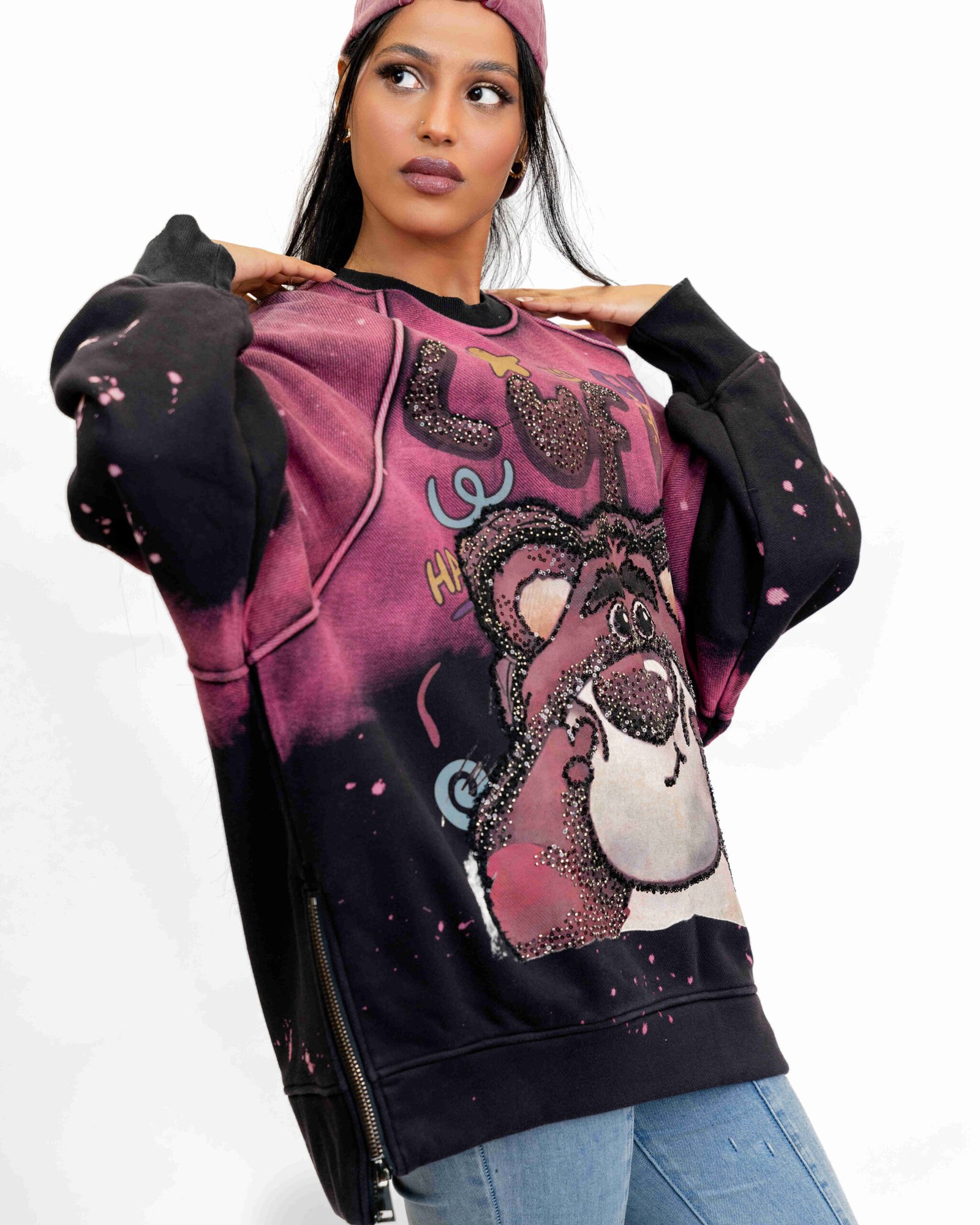 Lotso Bear Oversized Hoodie Lotso Bear Oversized Cartoon Streetwear Hoodie – The Bunny Hood