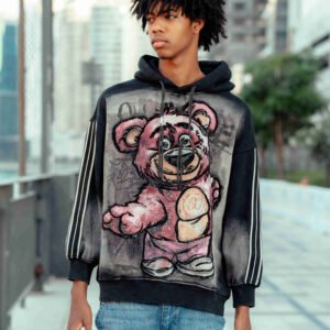 Lotso Bear Oversized Cartoon Streetwear Hoodie – The Bunny Hood
