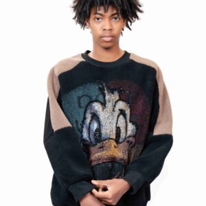 Donald Duck oversized cartoon streetwear hoodie front view The Bunny Hood